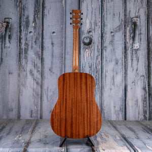 Martin D-15E Acoustic/Electric Guitar, Natural, back