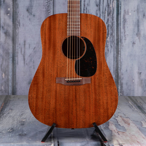 Martin D-15E Acoustic/Electric Guitar, Natural, front closeup