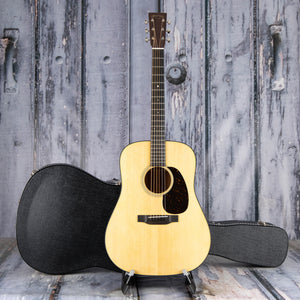 Martin D-18 Acoustic Guitar, Natural, case