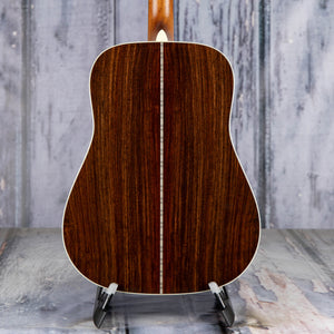 Martin D-28 Standard Acoustic Guitar, Natural, back closeup