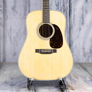 Martin D-35 Acoustic Guitar, Natural, front closeup