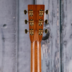 Martin D-41 Acoustic Guitar, Natural, back headstock