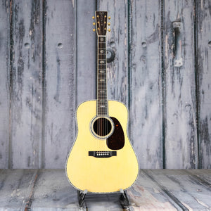 Martin D-45 Acoustic Guitar, Natural, front