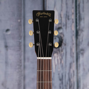 Martin DSS-17 Acoustic Guitar, Whiskey Sunset, front headstock