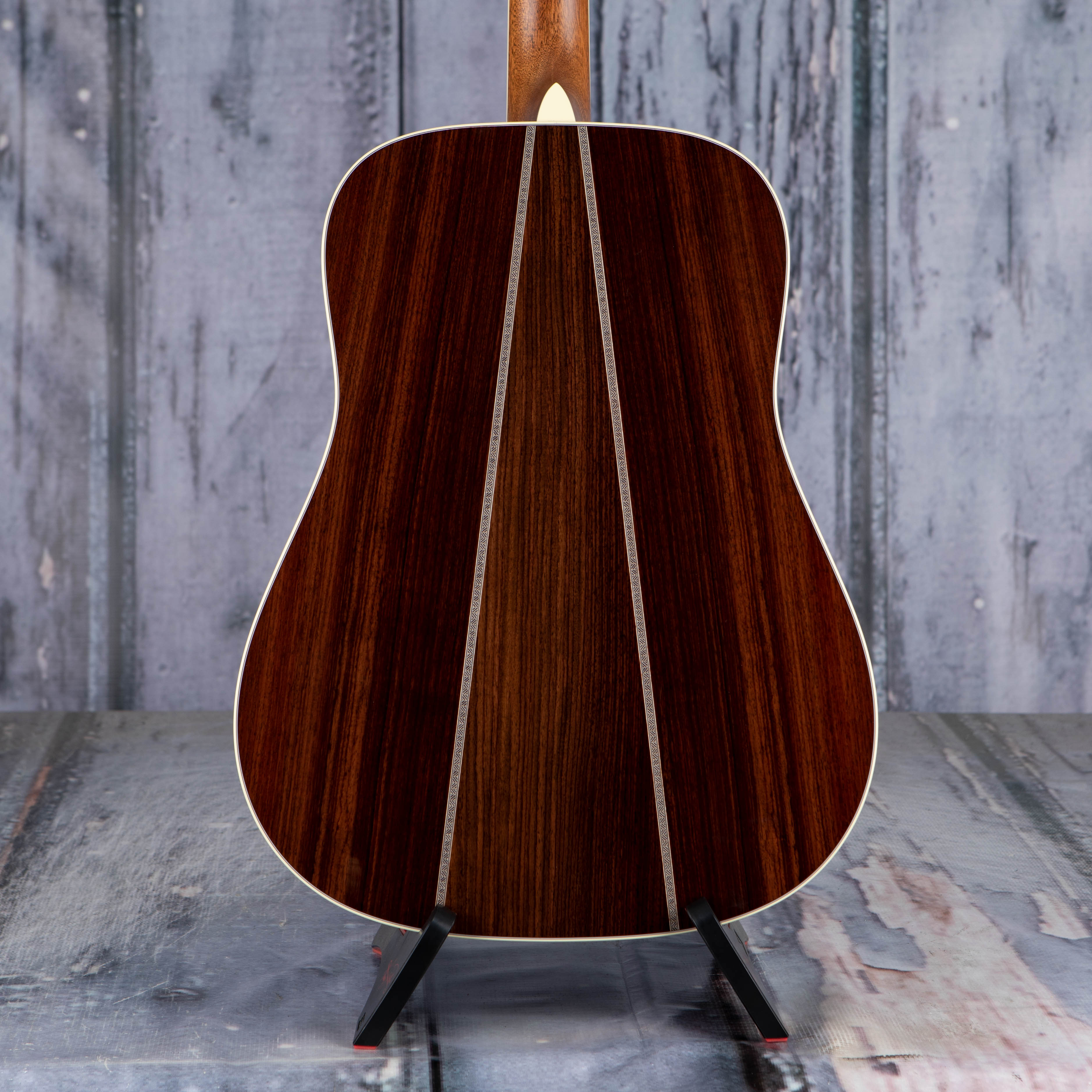 Martin HD-35 Acoustic Guitar, Natural, back closeup