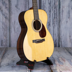 Martin OM-21 Acoustic Guitar, Natural, angle