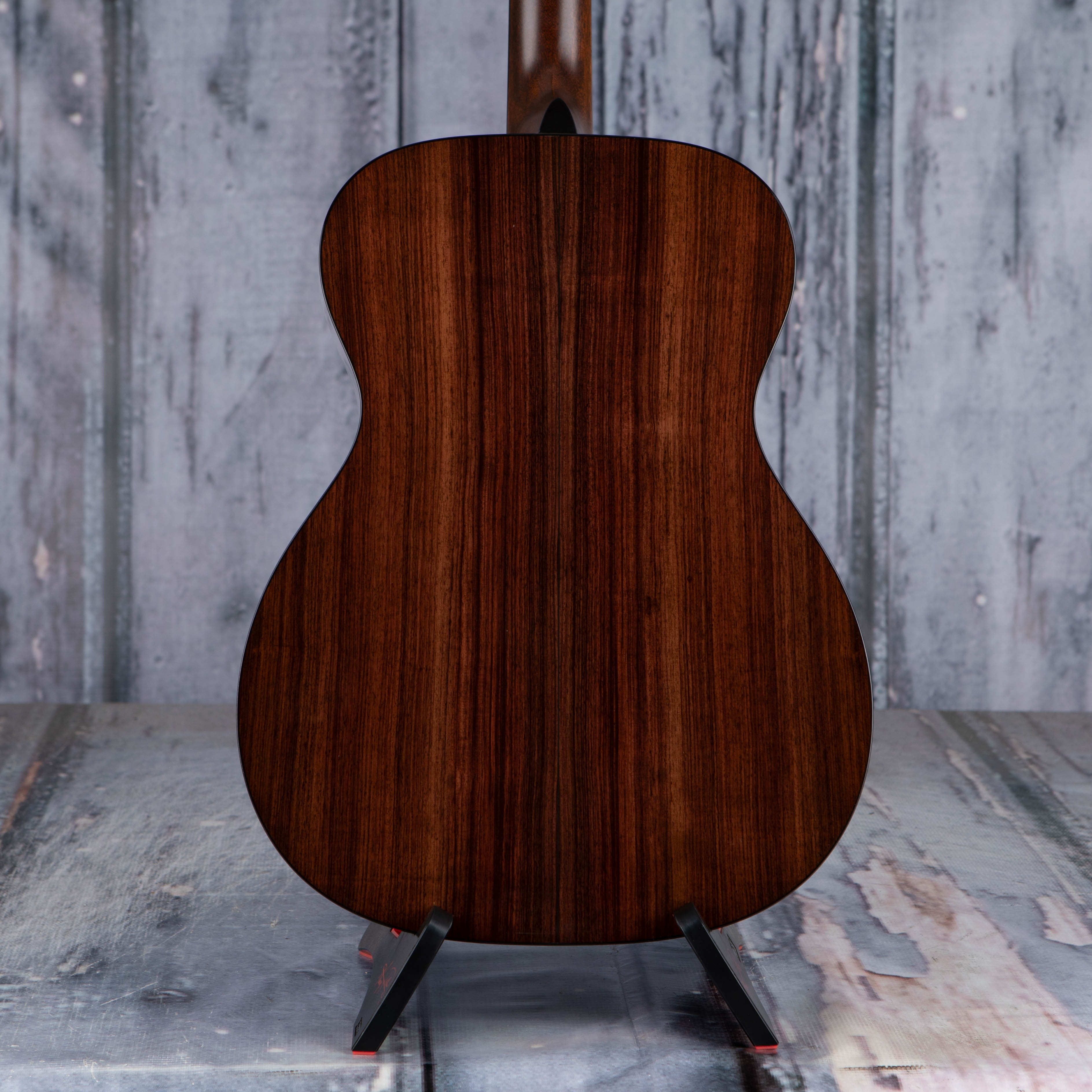 Martin OM-21 Acoustic Guitar, Natural, back closeup