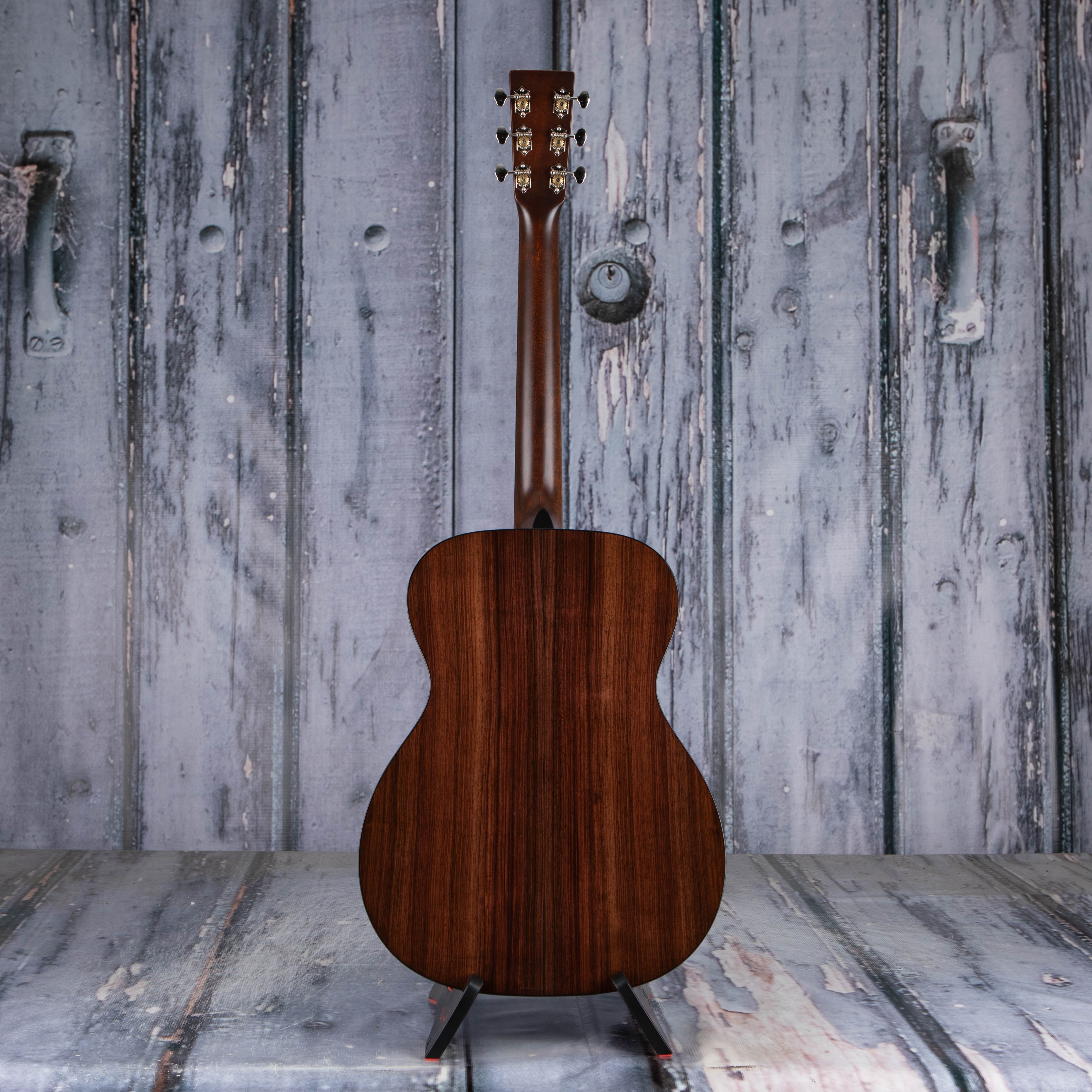Martin OM-21 Acoustic Guitar, Natural, back