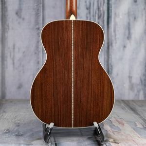 Martin OM-28 Acoustic Guitar, Natural, back closeup