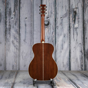 Martin OM-28 Acoustic Guitar, Natural, back