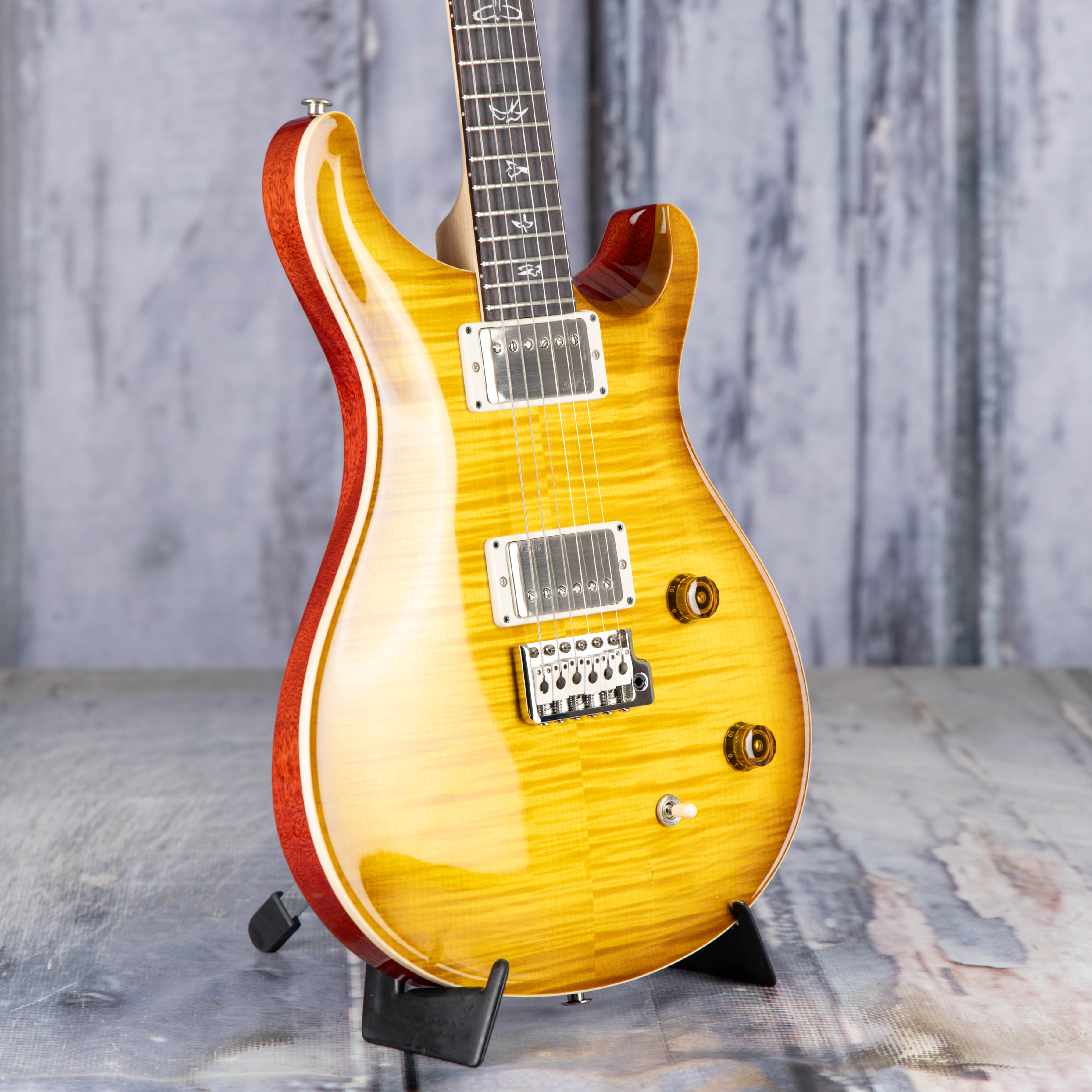 Paul Reed Smith Limited Edition CE 22 Electric Guitar, McCarty Sunburst, angle