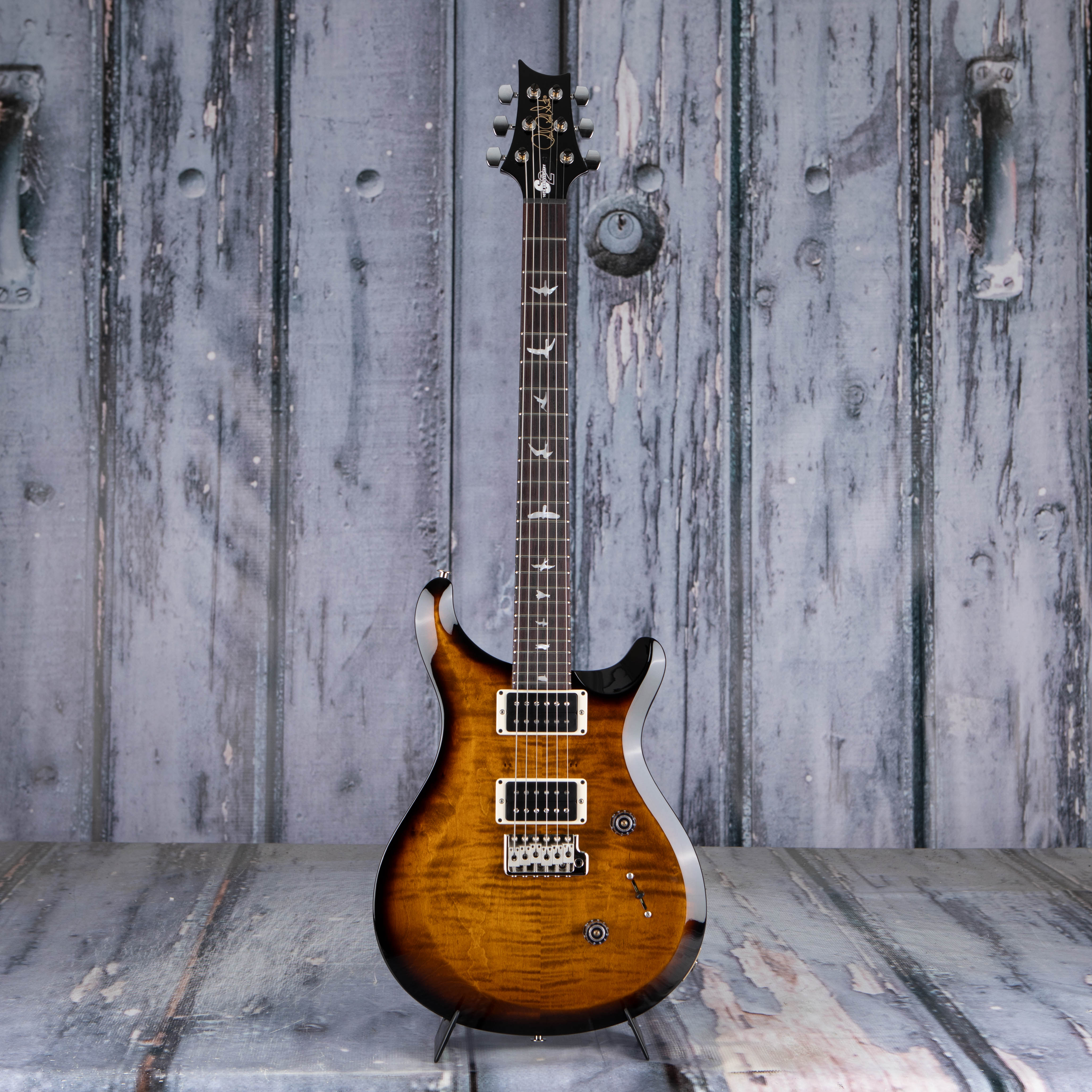 Paul Reed Smith S2 10th Anniversary Custom 24 Limited Edition Electric Guitar, Black Amber, front