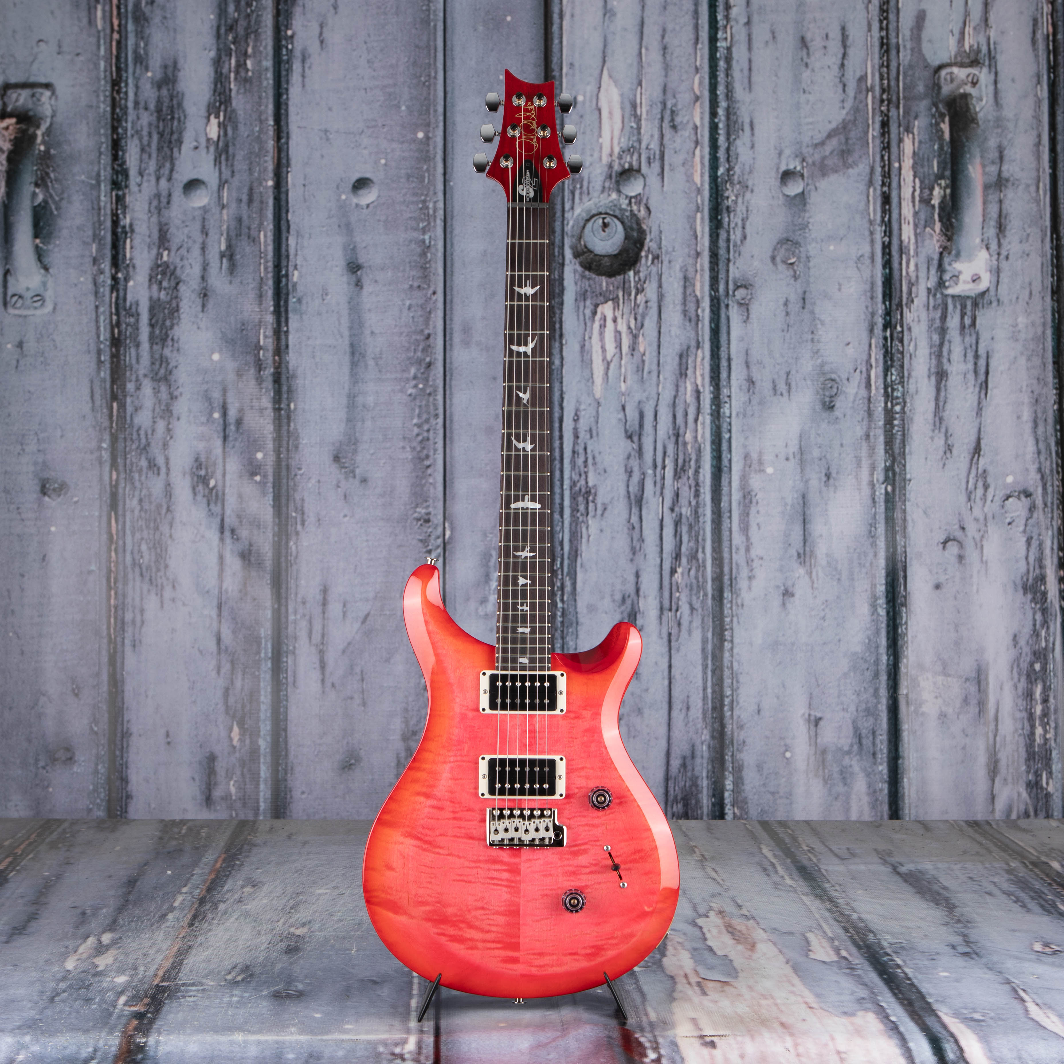 Paul Reed Smith S2 10th Anniversary Custom 24 Limited Edition Electric Guitar, Bonnie Pink Cherry Burst, front