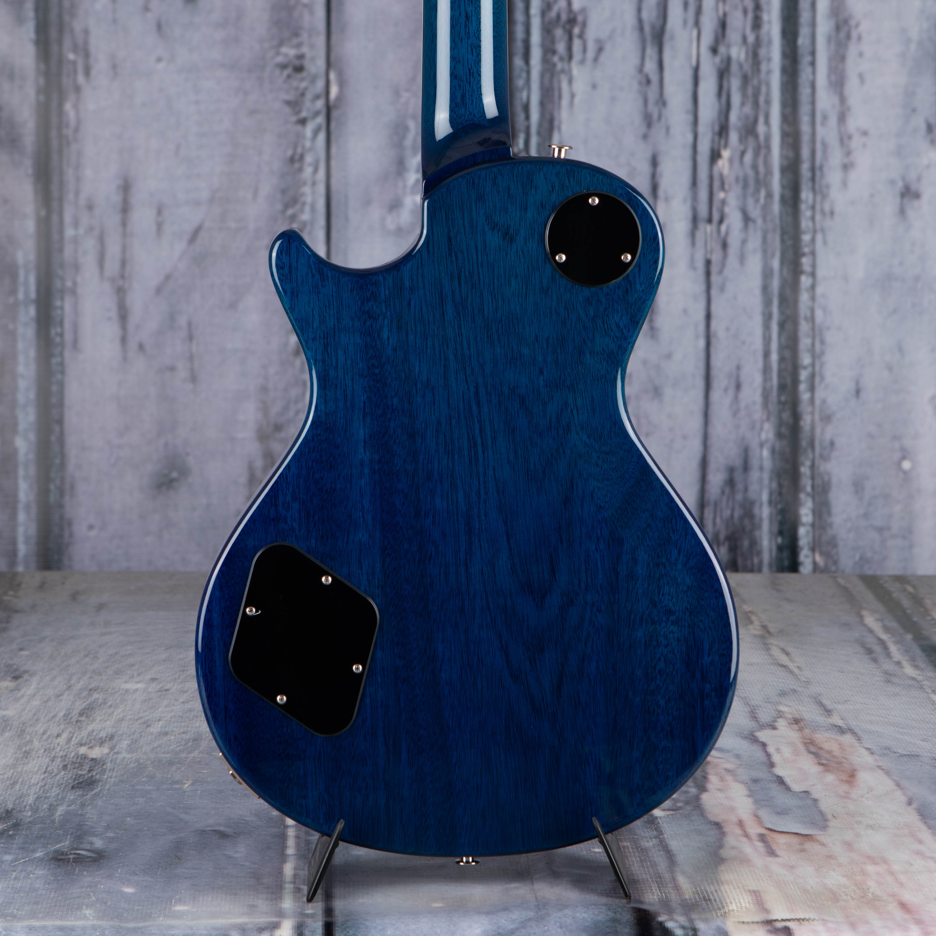 Paul Reed Smith S2 McCarty 594 Singlecut Electric Guitar, Faded Gray Black Blue Burst, back closeup
