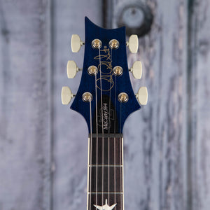 Paul Reed Smith S2 McCarty 594 Singlecut Electric Guitar, Faded Gray Black Blue Burst, front headstock