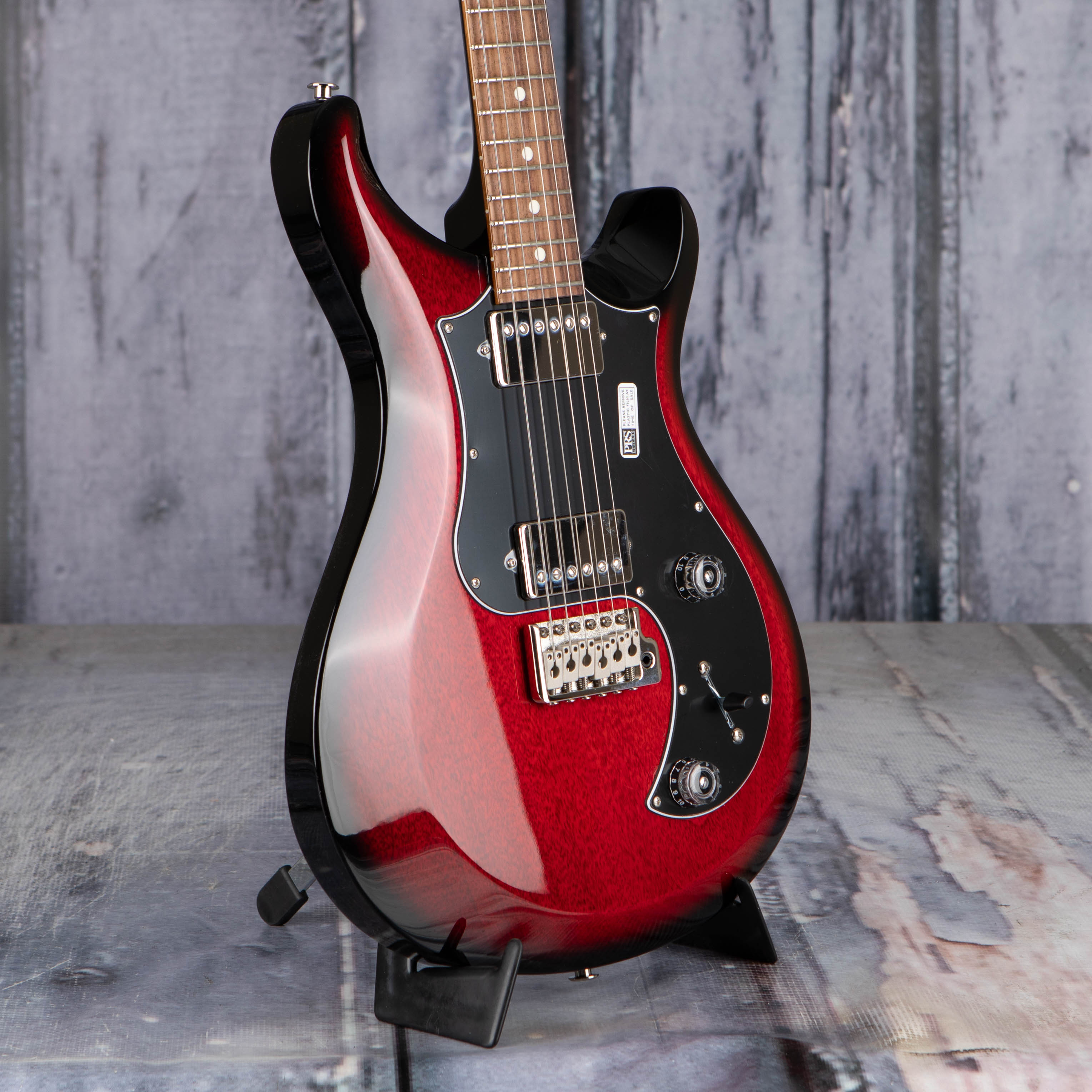 Paul Reed Smith S2 Standard 22 Electric Guitar, Scarlet Sunburst, angle