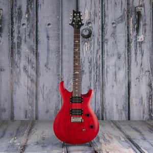Paul Reed Smith SE CE 24 Standard Satin Electric Guitar, Vintage Cherry, front