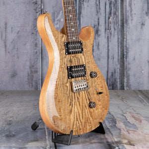Paul Reed Smith SE Custom 24 Exotic Electric Guitar, Natural, angle