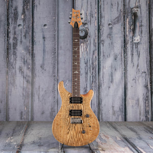 Paul Reed Smith SE Custom 24 Exotic Electric Guitar, Natural, front