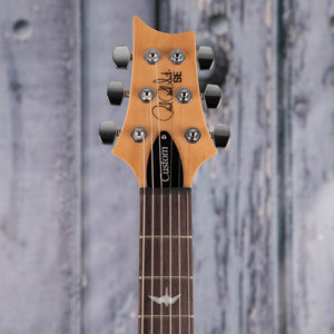 Paul Reed Smith SE Custom 24 Exotic Electric Guitar, Natural, front headstock