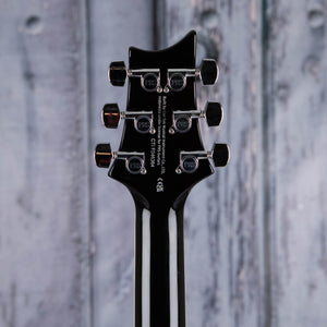 Paul Reed Smith SE Custom 24 Quilt Electric Guitar, Black Gold Sunburst, back headstock