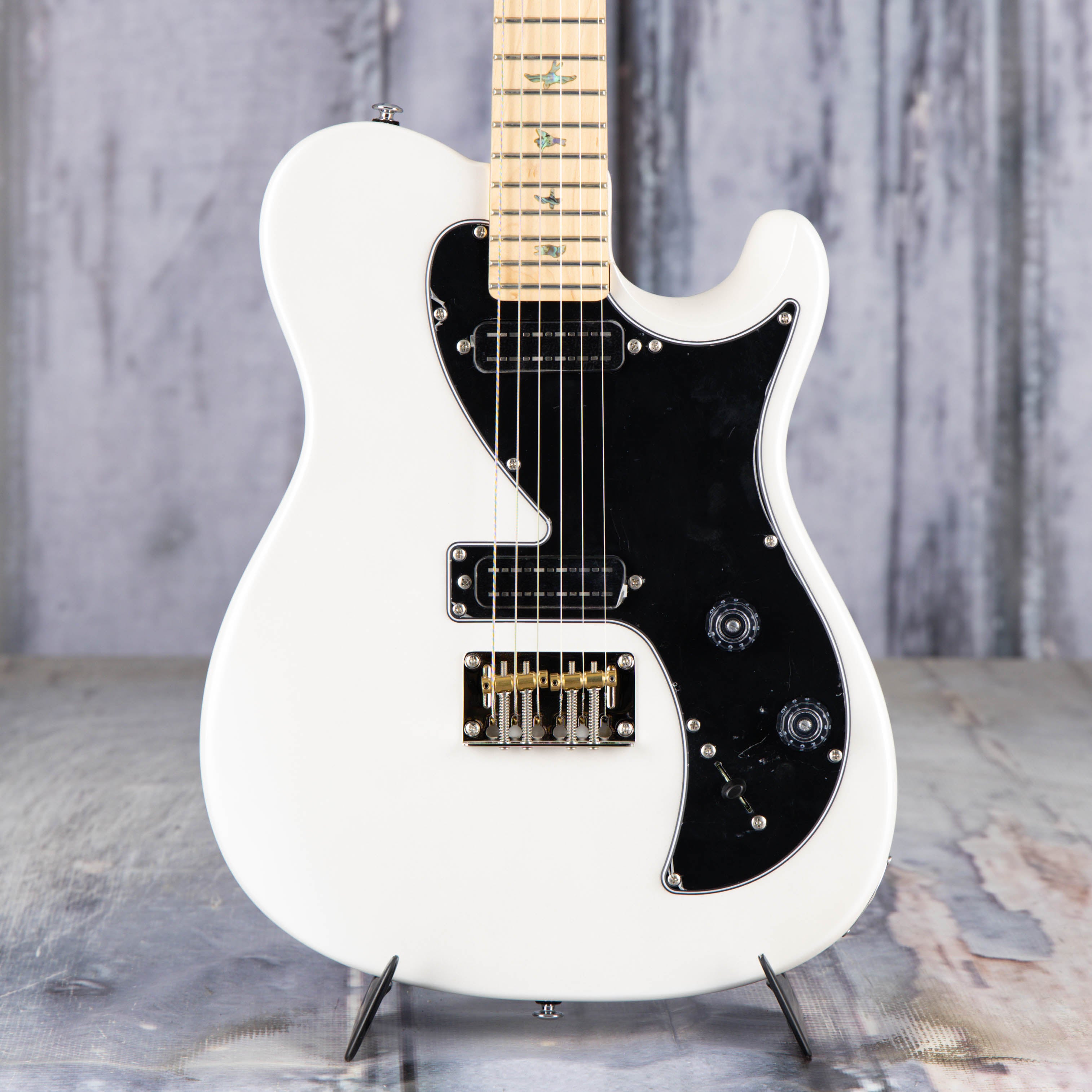 Paul Reed Smith SE NF 53 Electric Guitar, Pearl White, front closeup