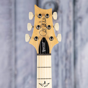Paul Reed Smith Swamp Ash Special Electric Guitar, Vintage Natural, front headstock