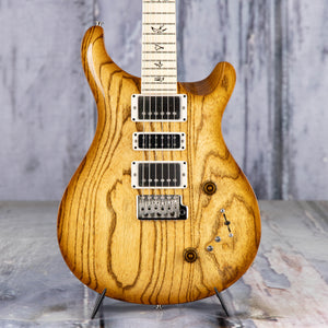 Paul Reed Smith Swamp Ash Special Electric Guitar, Vintage Natural, front closeup