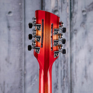Rickenbacker 330/12FG Thinline Semi-Hollowbody Guitar, Fireglo, back headstock