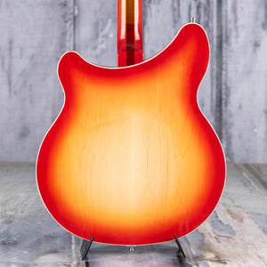Rickenbacker 360/12 12-String Semi-Hollowbody Guitar, Fireglo, back closeup