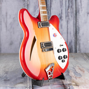 Rickenbacker 360/12 12-String Semi-Hollowbody Guitar, Fireglo, angle
