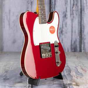 Squier Classic Vibe Custom Esquire Electric Guitar, Candy Apple Red, angle