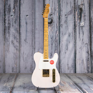 Squier FSR Classic Vibe '50s Telecaster Electric Guitar, White Blonde, front