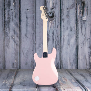 Squier Mini Stratocaster Electric Guitar, Shell Pink, back
