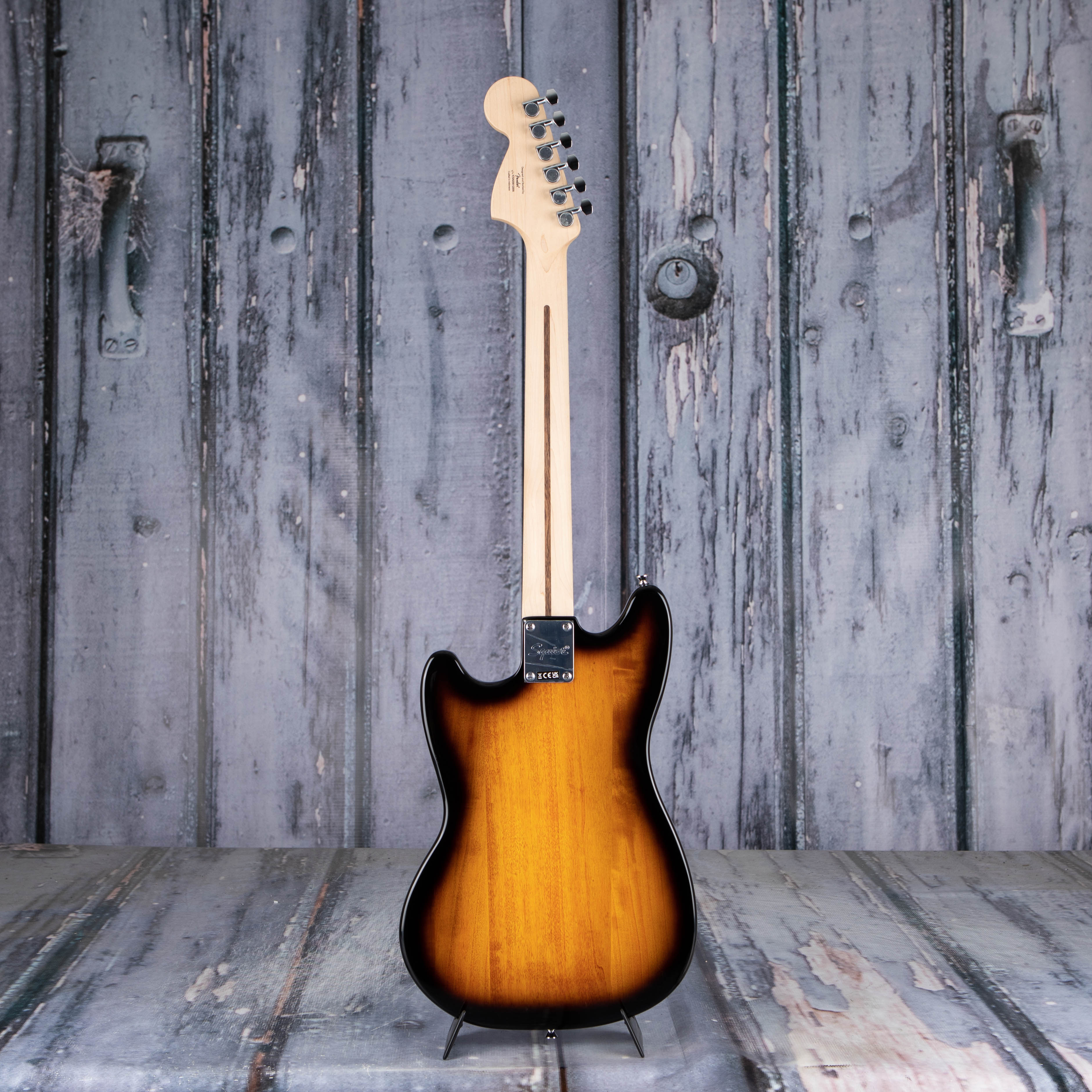 Squier Sonic Mustang Electric Guitar, 2-Color Sunburst, back