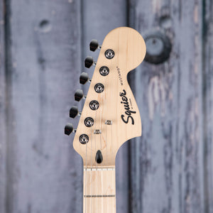 Squier Sonic Mustang Electric Guitar, 2-Color Sunburst, front headstock