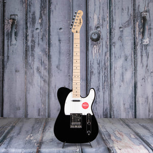 Squier Sonic Telecaster Electric Guitar, Black, front