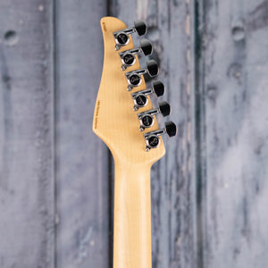 Suhr Classic S Electric Guitar, SSS, Cactus Green Metallic, back headstock