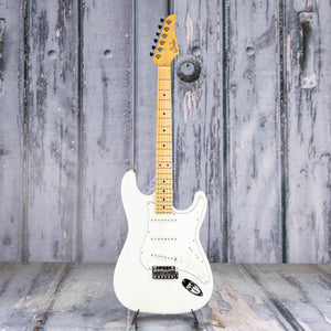 Suhr Classic S Electric Guitar, SSS, Maple Fingerboard, Olympic White, front