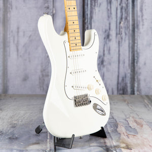 Suhr Classic S Electric Guitar, SSS, Maple Fingerboard, Olympic White, angle