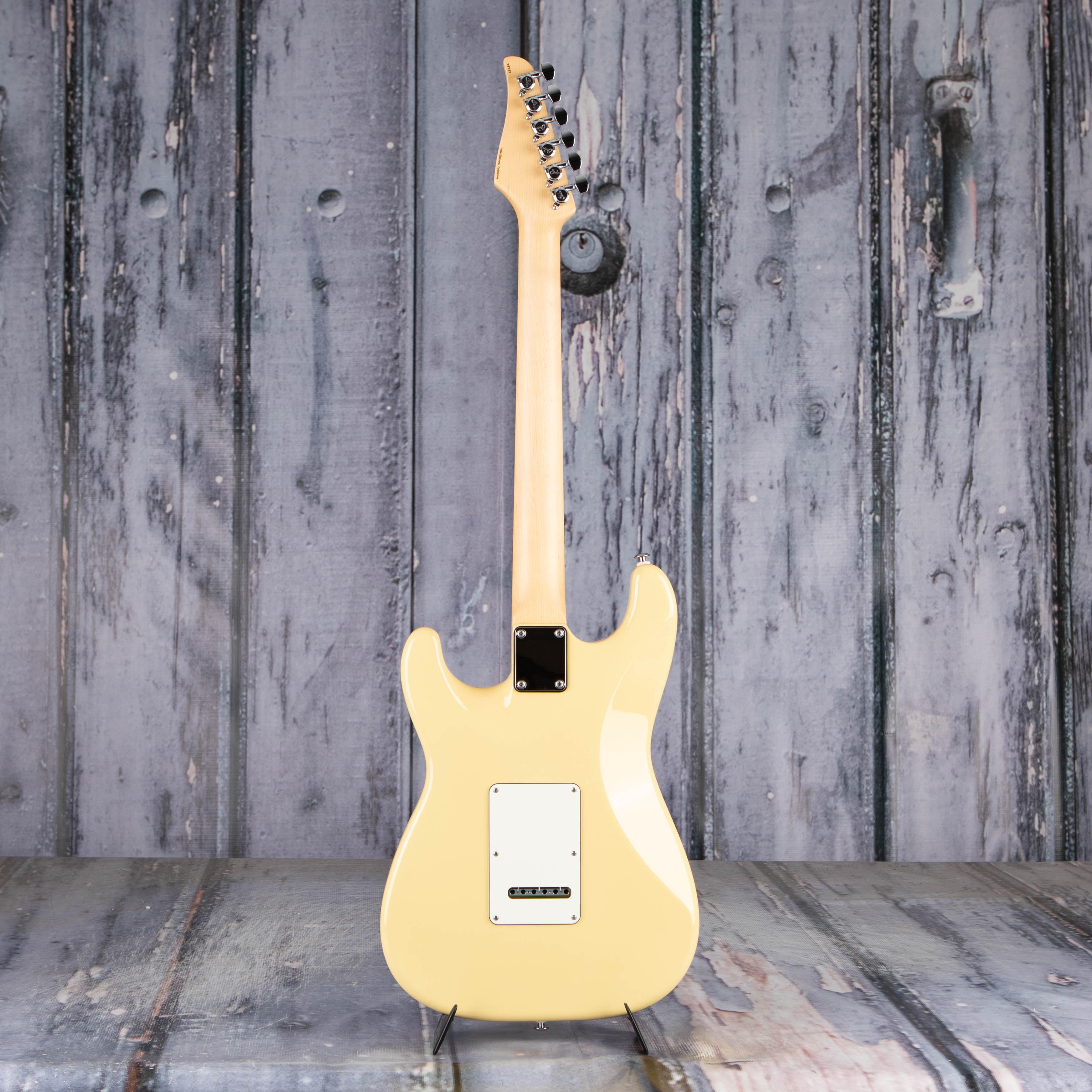 Suhr Classic S Electric Guitar, SSS, Vintage Yellow, back