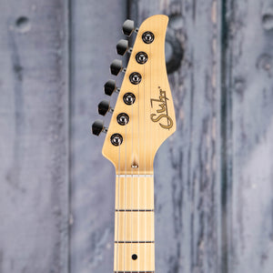 Suhr Classic T Electric Guitar, 2 Tone Tobacco Burst, front headstock