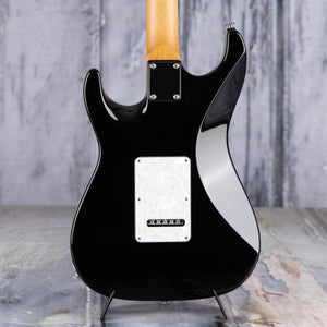 Suhr Standard Plus Electric Guitar, HSS, Trans Honey Amber Burst, back closeup