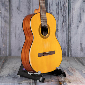 Takamine GC1 Classical Guitar, Natural, angle