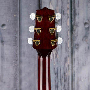 Takamine GN75CE-WR NEX Acoustic/Electric Guitar, Wine Red, back headstock