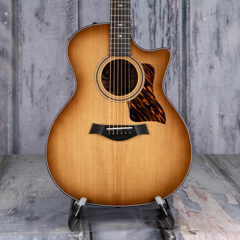 Taylor 50th Anniversary 314ce LTD Acoustic/Electric Guitar, Shaded Edgeburst, front closeup