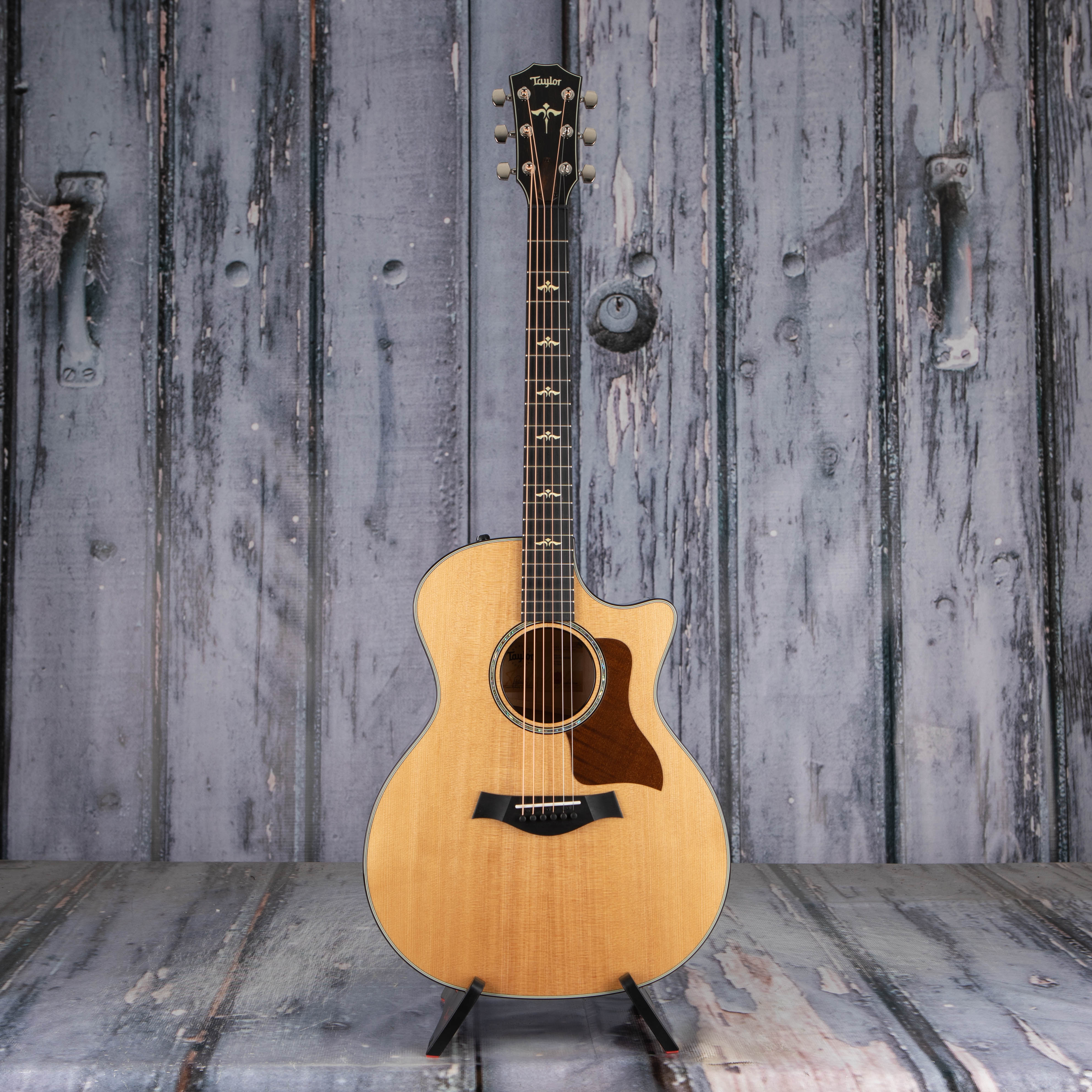 Taylor 614ce Acoustic/Electric Guitar, Natural, front