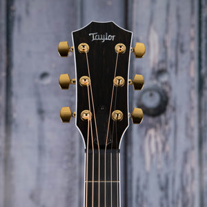 Taylor 614ce Special Edition Acoustic/Electric Guitar, Gaslamp Black, front headstock