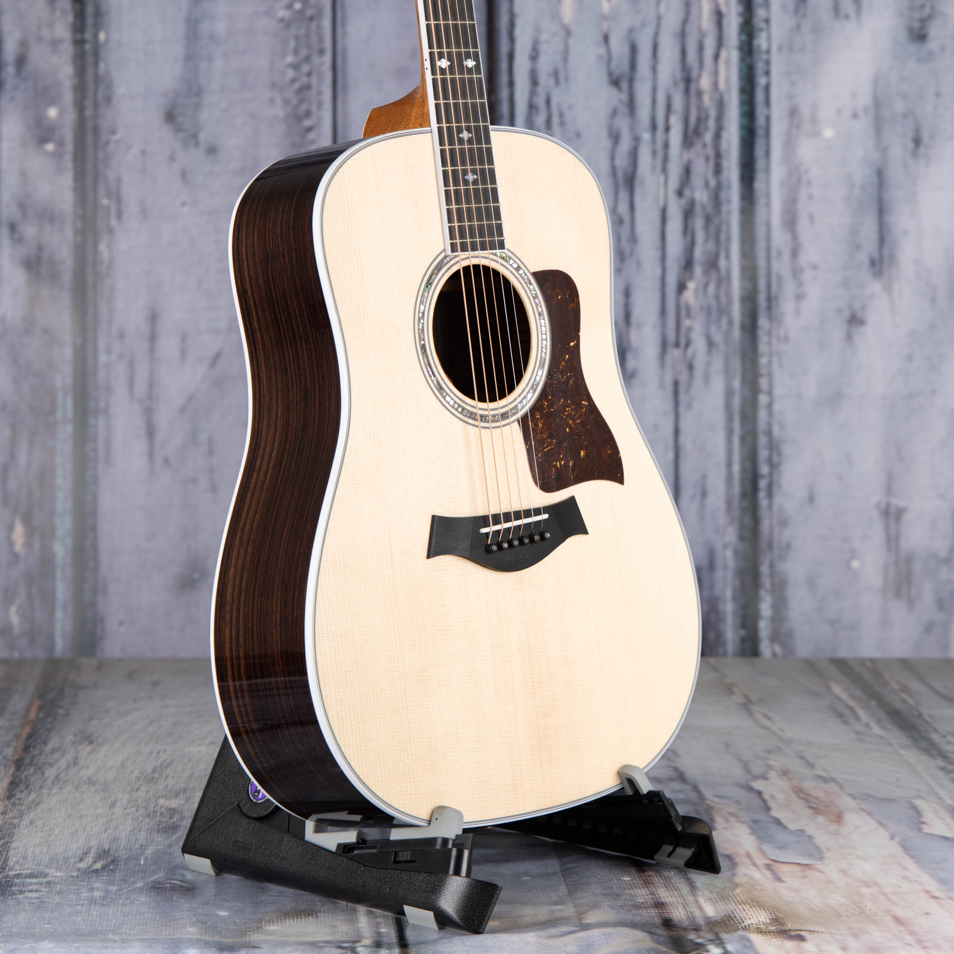 Taylor Legacy 810e Acoustic/Electric Guitar, Natural, angle