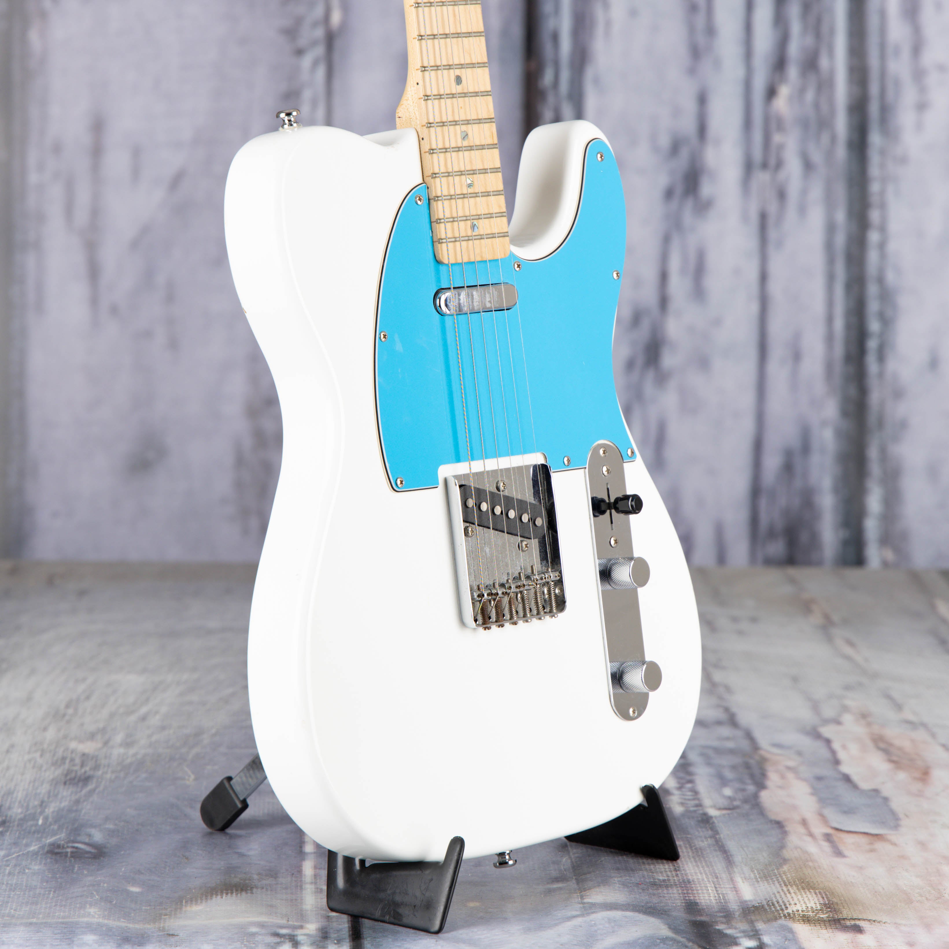 Used Dean NashVegas T-Style Electric Guitar, White, angle